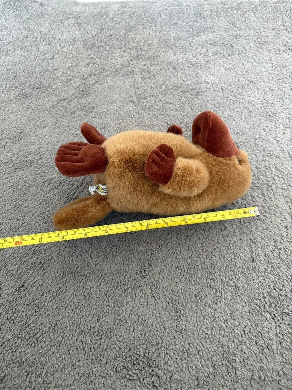 Manhattan Toy Company 1993 Platypus Plush Brown Vintage Stuffed Animal